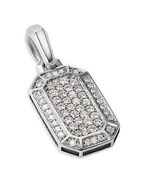 Mens Streamline Amulet with Pav Diamonds Product Image