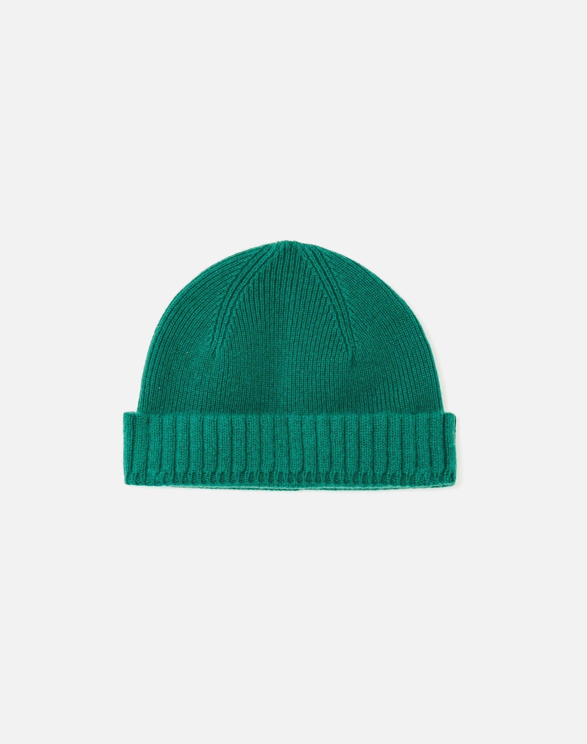 Cashmere Rib Beanie - Grass Green product image