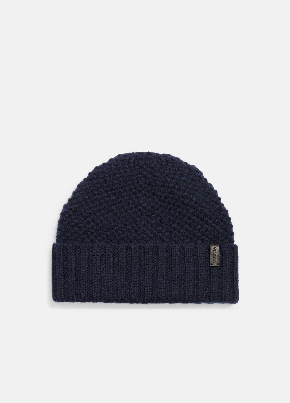 Cashmere Tuck-Stitch Beanie Product Image