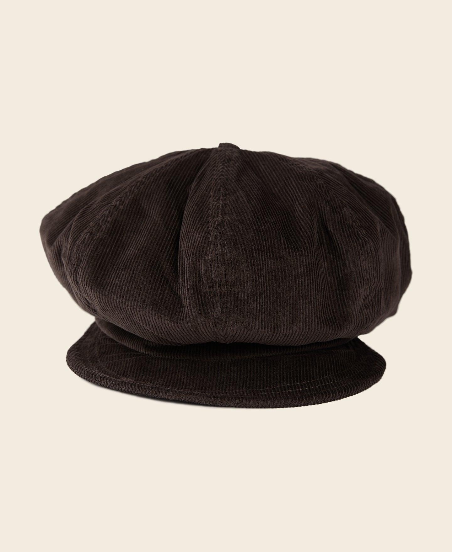 Brown Corduroy Newsboy Cap Product Image