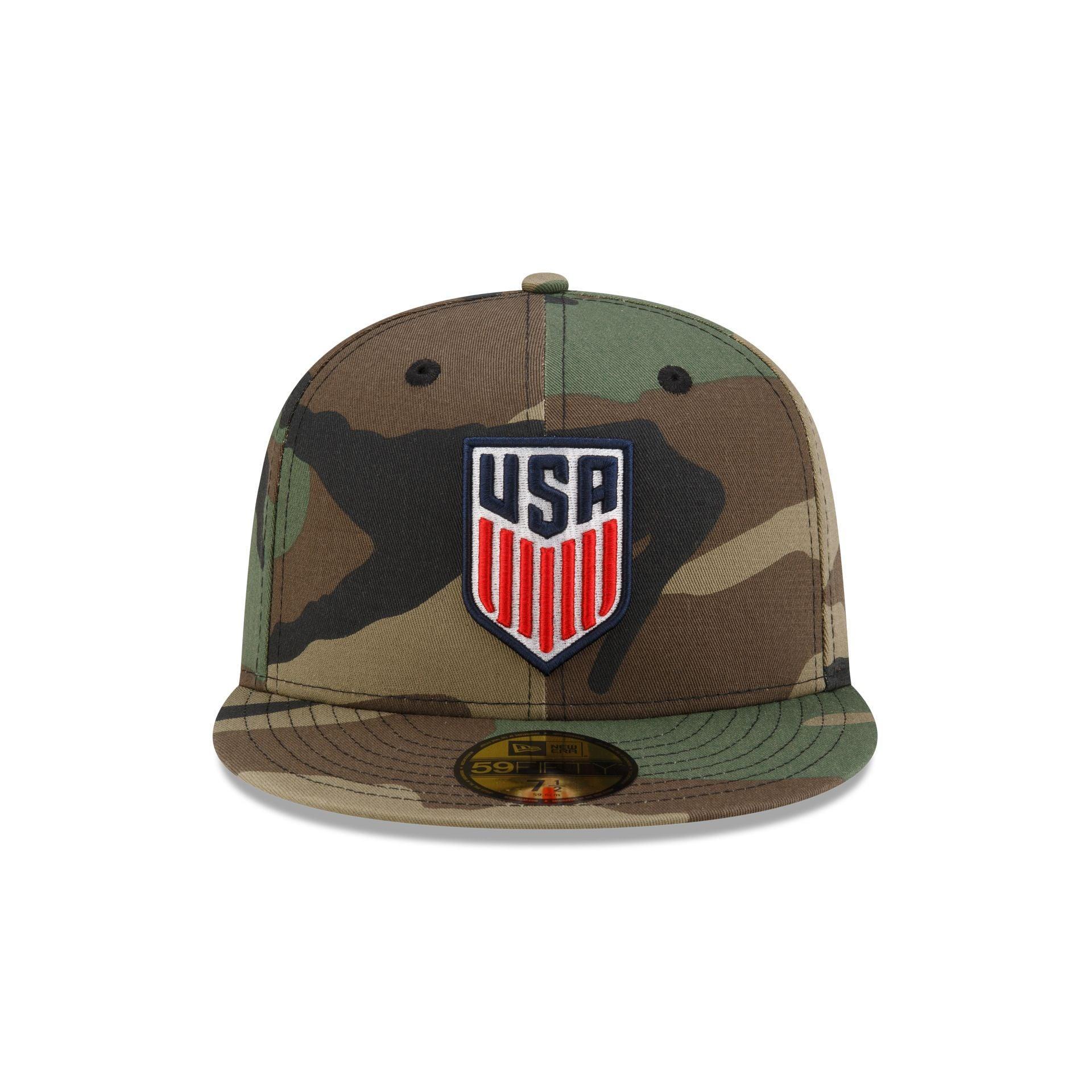 US Soccer Camo 59FIFTY Fitted Hat Male Product Image