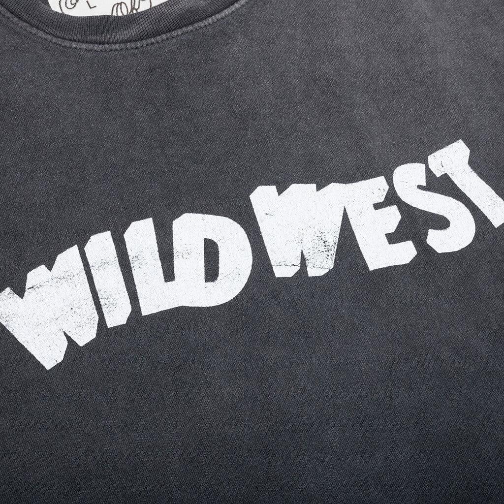 Wild West Tee - Sun Faded Washed Black Male Product Image