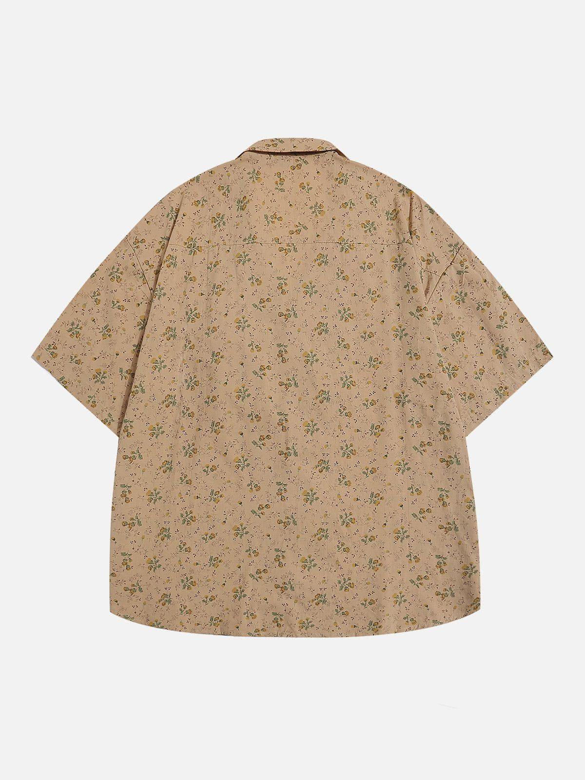 Aelfric Eden Flower Chain Short Sleeve Shirt Product Image