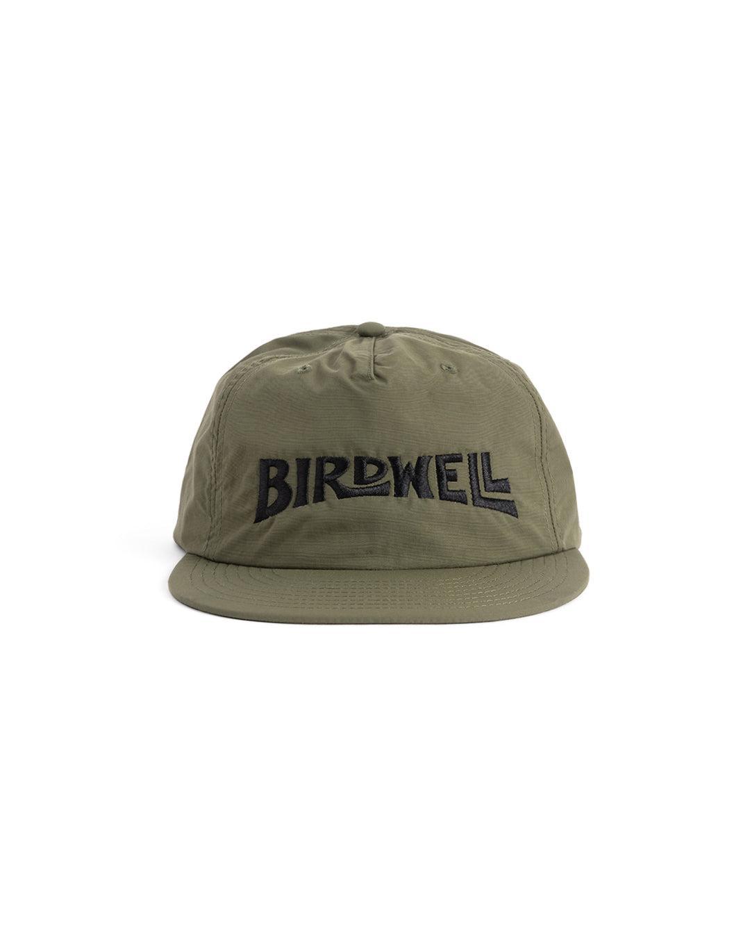 Wordmark Nylon Snapback - Army Green Unisex Product Image