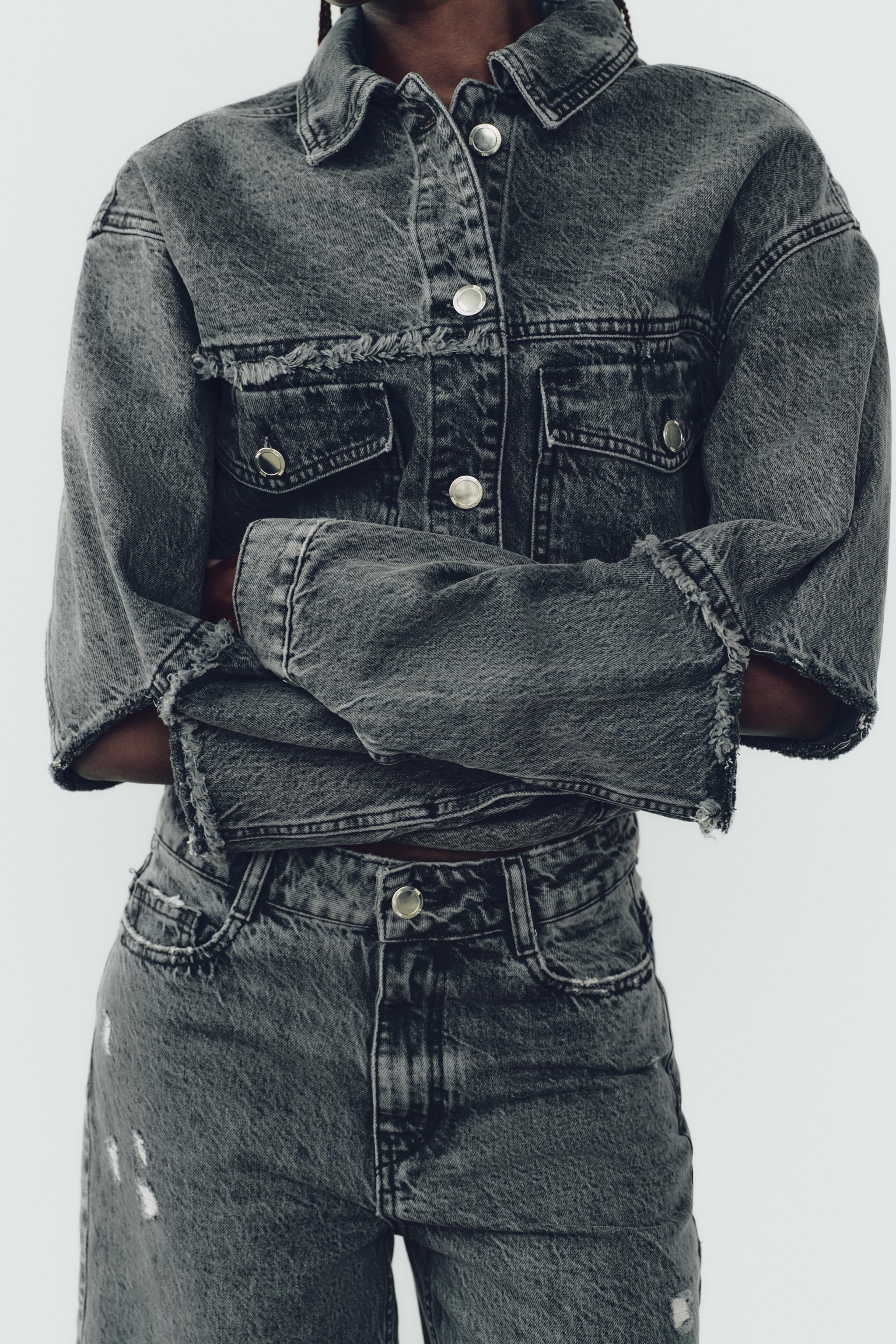 Z1975 CROP DENIM JACKET Product Image