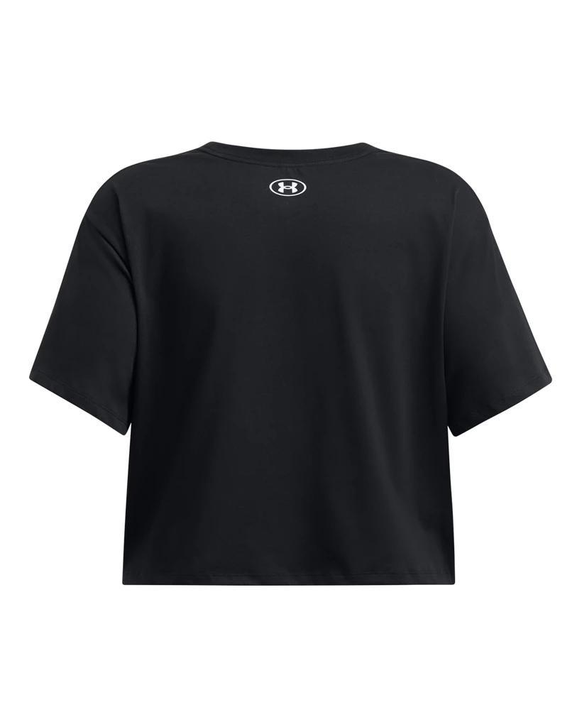 Women's UA Boxy Crop Logo Short Sleeve Product Image