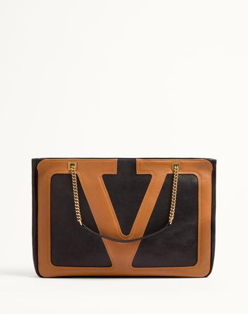 VALENTINO GARAVANI VIVA SUPERSTAR MEDIUM NAPPA LEATHER SHOPPING BAG Product Image