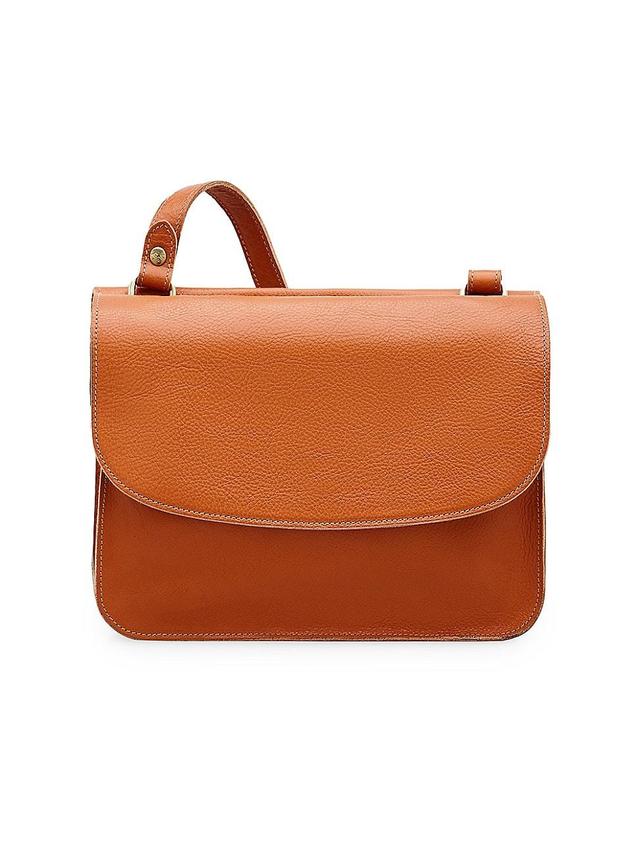 Womens Salina Leather Crossbody Bag Product Image