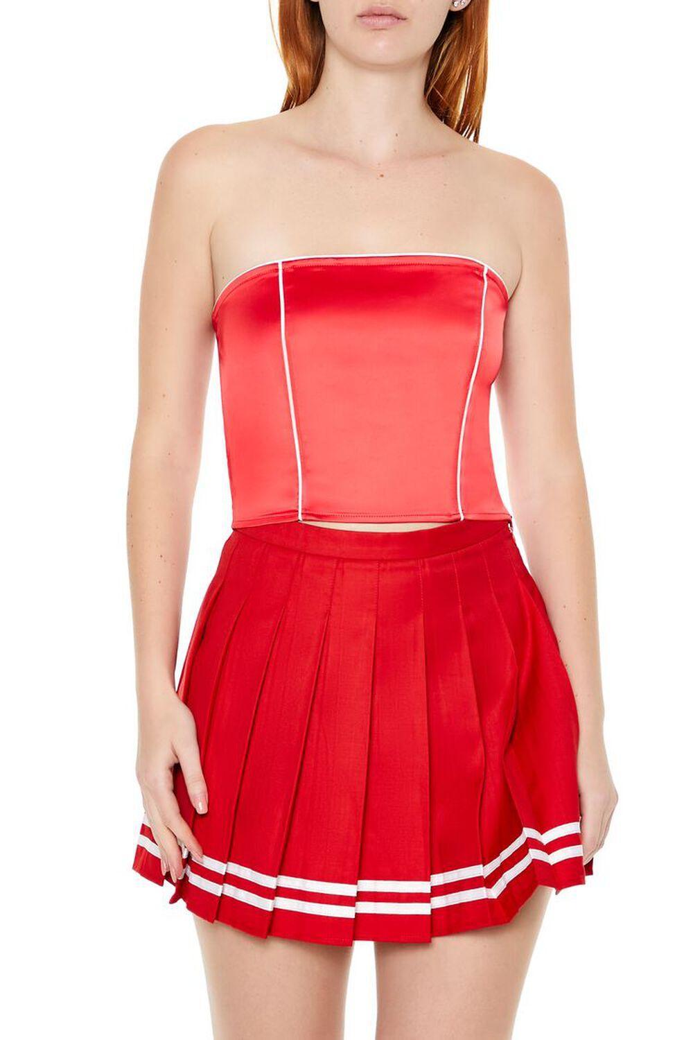 Satin Tube Crop Top | Forever 21 Product Image