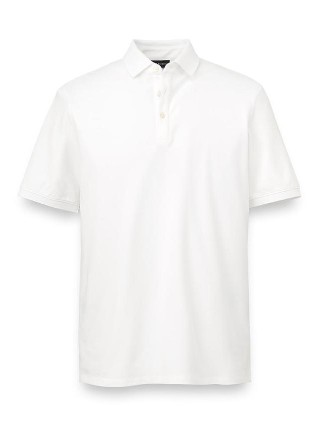 Cotton Blend Three Button Polo Product Image