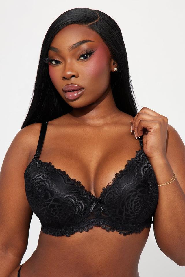 On The Daily Lace Lightly Padded Bra - Black Product Image