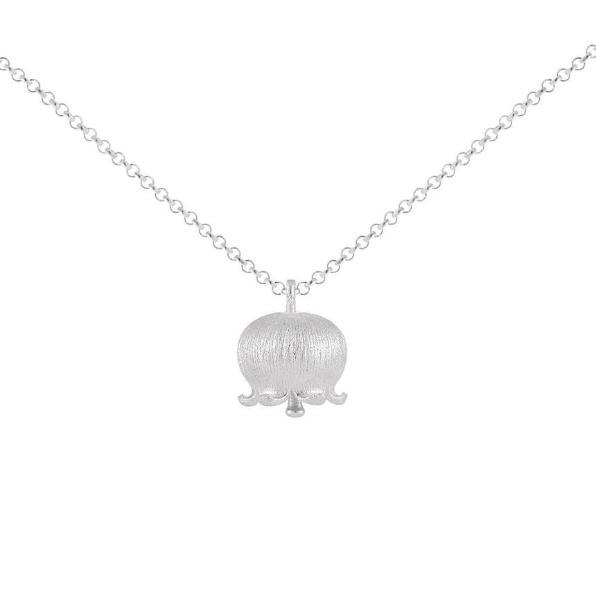 925 Sterling Silver Flower Pendant Necklace / Bracelet Product Image