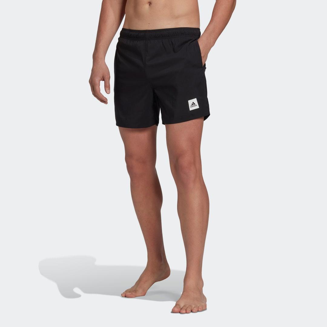 Short-Length Solid Swim Shorts Product Image