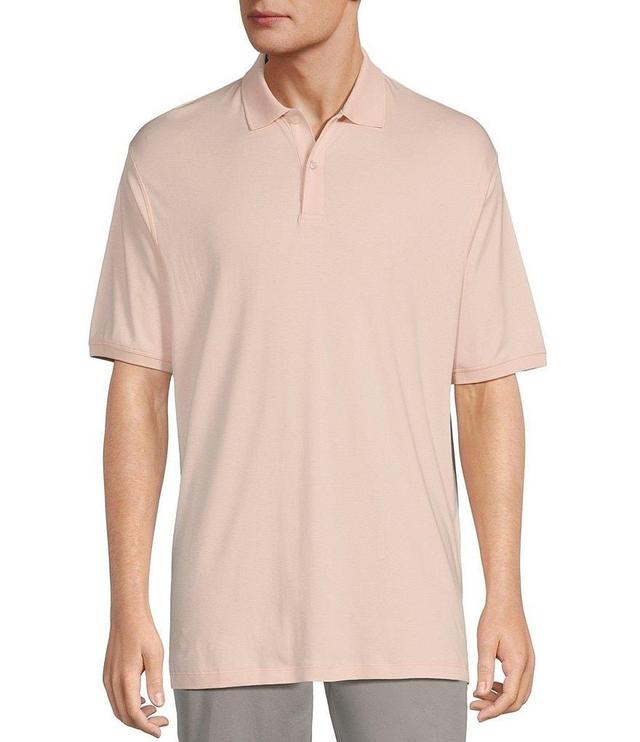 Roundtree & Yorke Supima Short Sleeve Solid Polo Shirt Product Image