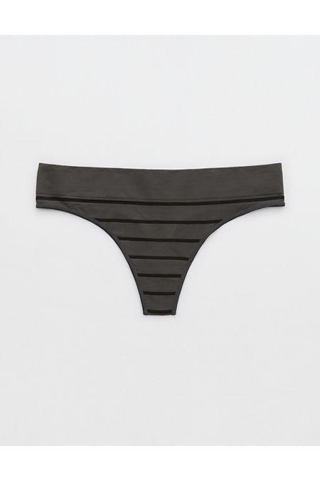 Superchill Seamless Stripe Thong Underwear Women's Product Image