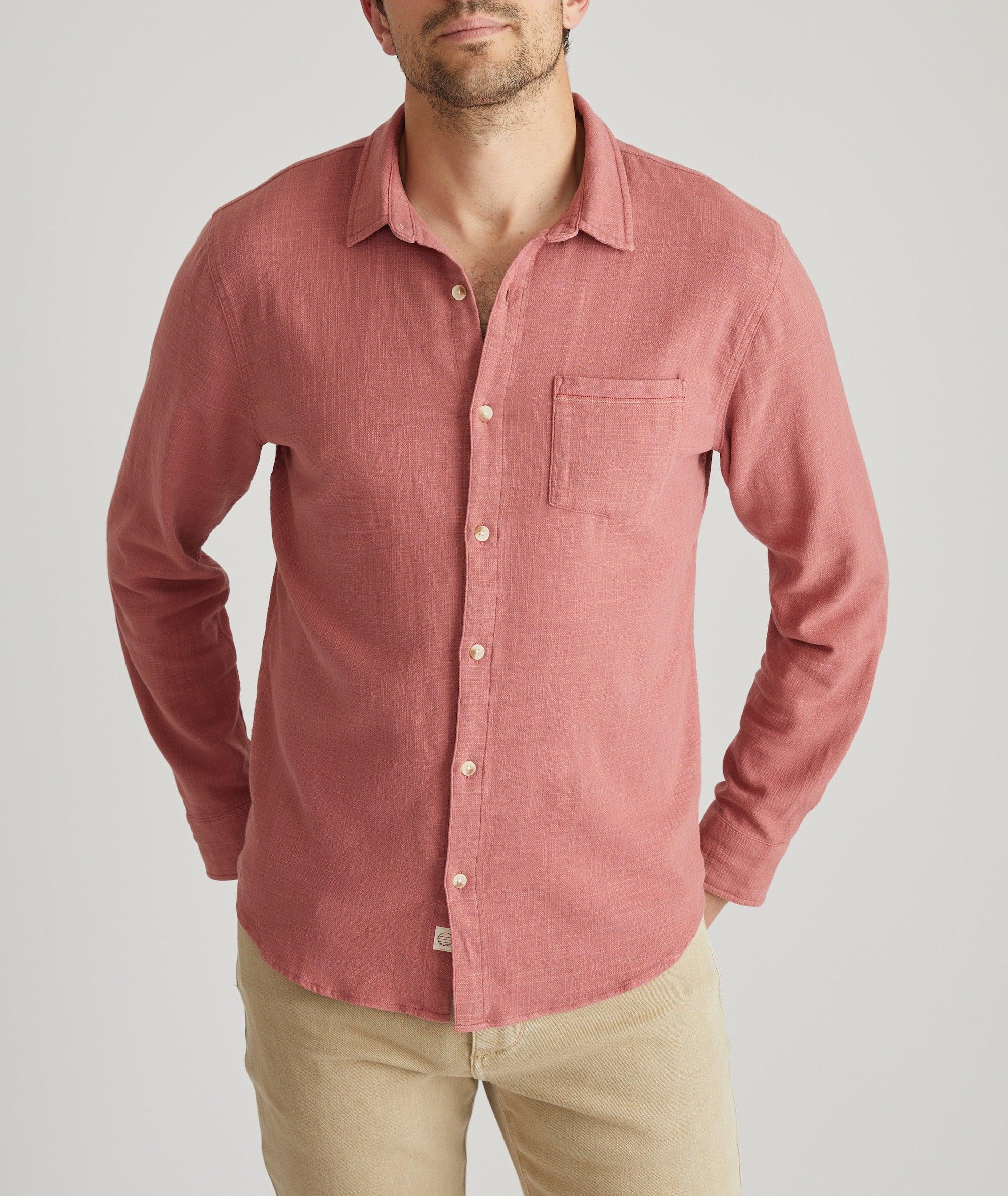 Stretch Selvage Long Sleeve Shirt Product Image