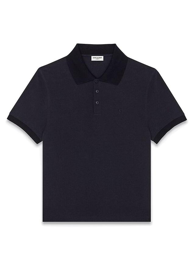 Womens Cassandre Polo Shirt In Cotton Piqu Product Image