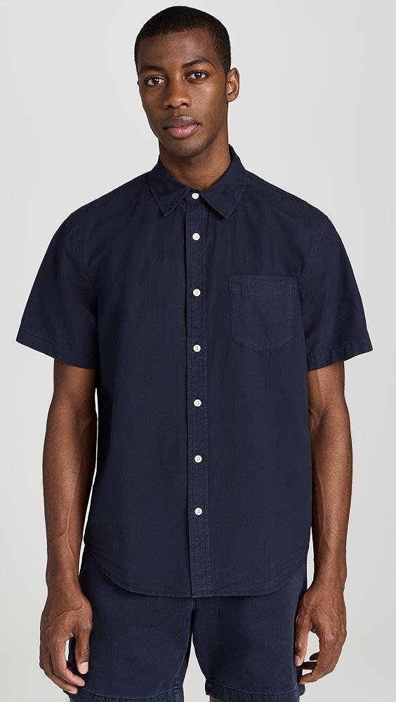 Alex Mill Short Sleeve Mill Shirt in Paper Poplin | Shopbop Product Image