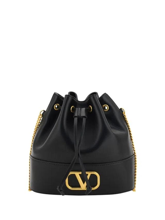 Vlogo Mini Bucket Bag In Black Product Image