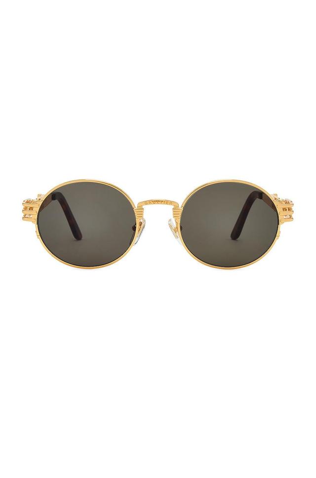 Jean Paul Gaultier Double Resort Sunglasses Metallic Gold.. Product Image