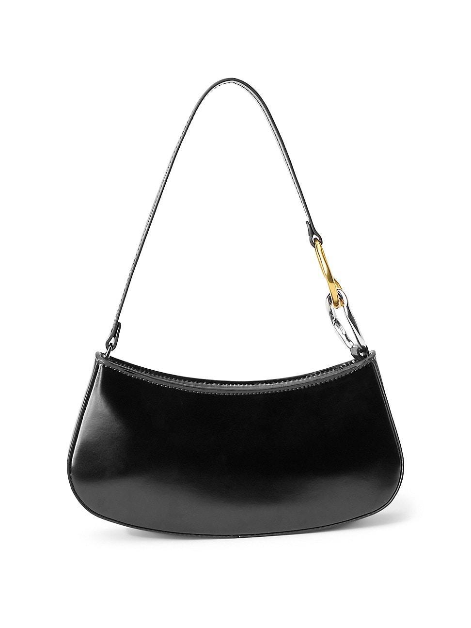 Womens Ollie Leather Shoulder Bag Product Image