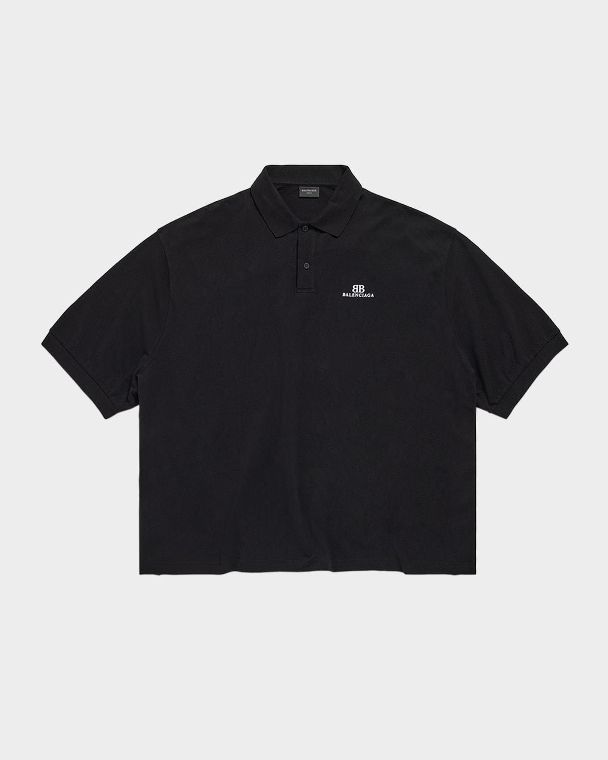 Mens Oversized Polo Shirt Product Image