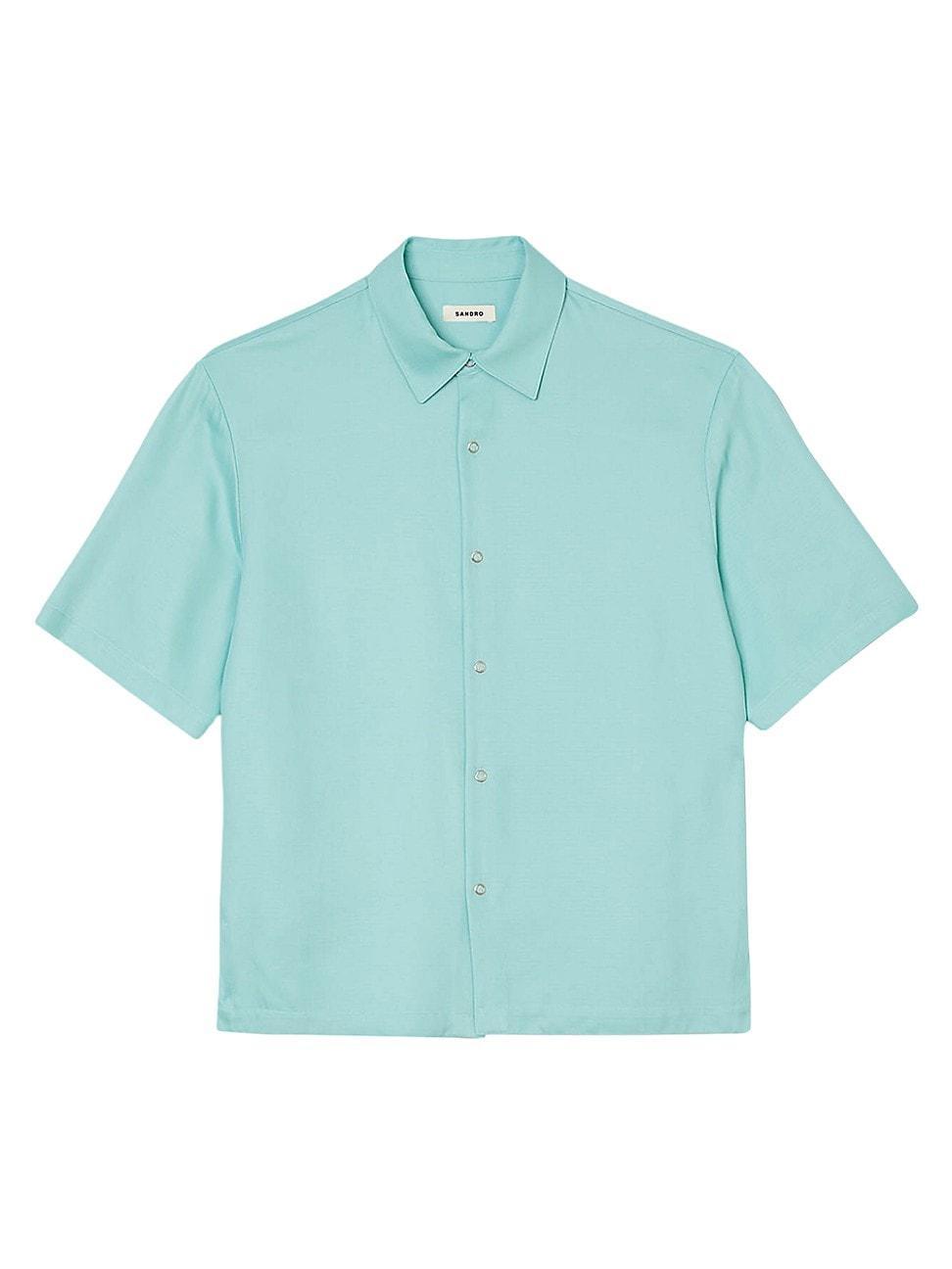 Mens Button Front Shirt Product Image