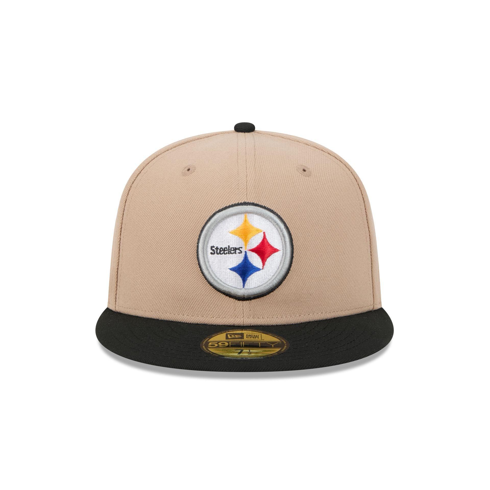 Pittsburgh Steelers Camel 59FIFTY Fitted Hat Male Product Image