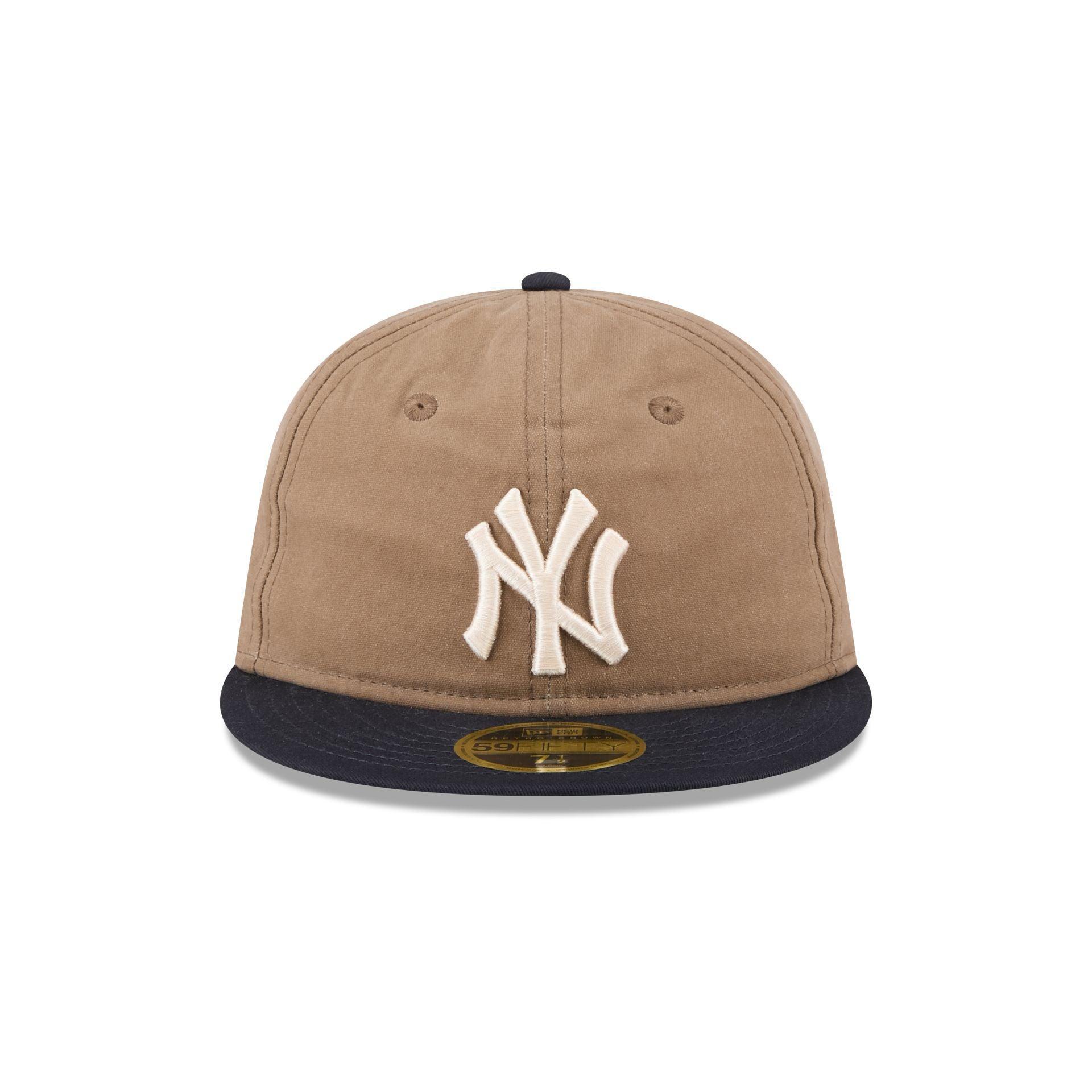 New York Yankees Wax Canvas Retro Crown 59FIFTY Fitted Hat Male Product Image