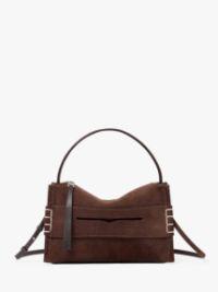 LOAFER BAG - SUEDE SHOULDER BAG in brown | JW Anderson US  Product Image