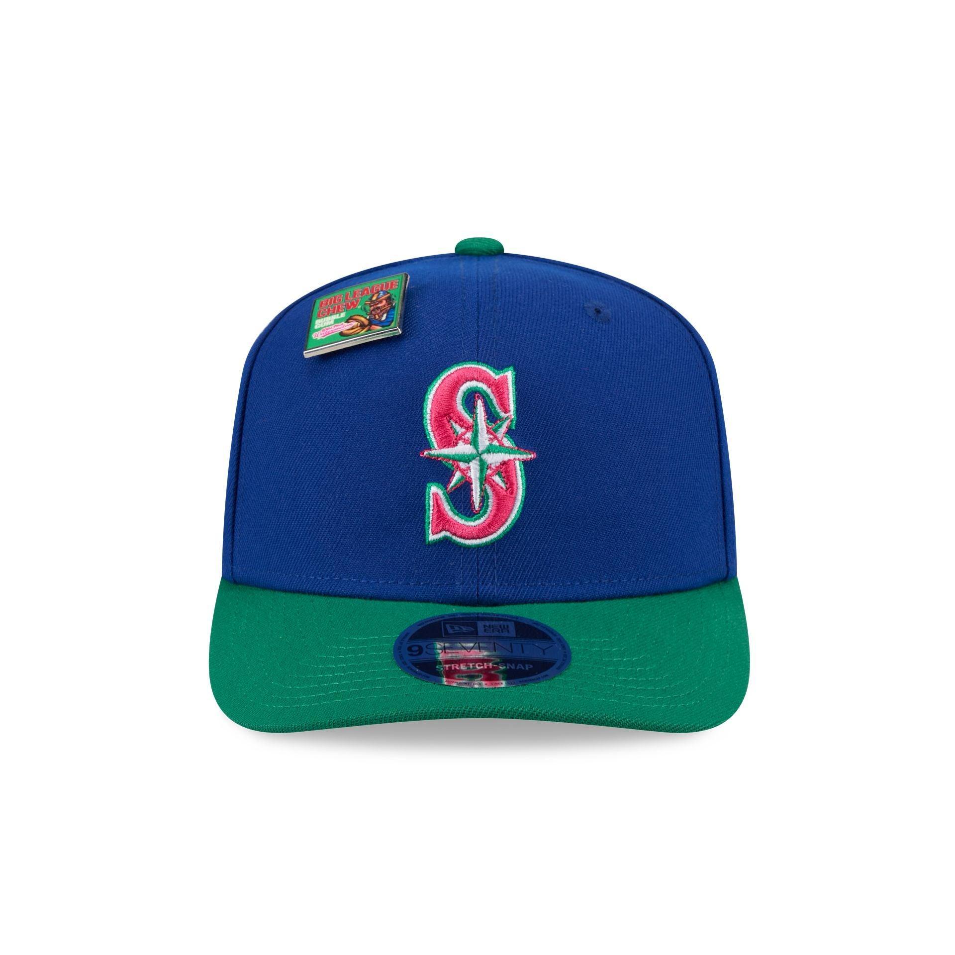 Big League Chew X Seattle Mariners Wild Pitch Watermelon 9SEVENTY Stretch-Snap Hat Male Product Image