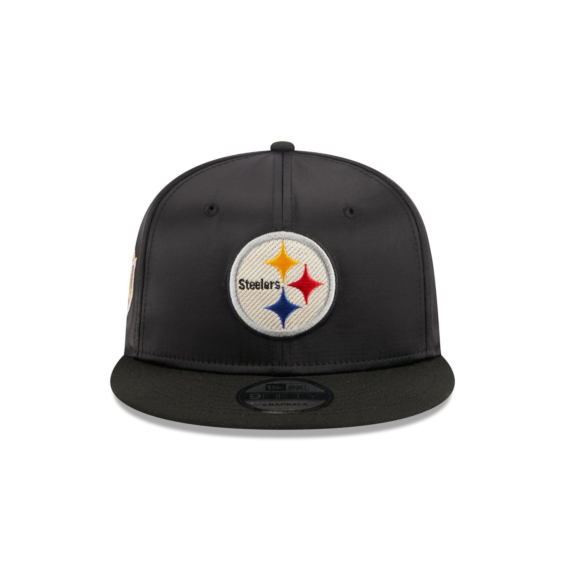 Pittsburgh Steelers Satin 9FIFTY Snapback Hat Male Product Image