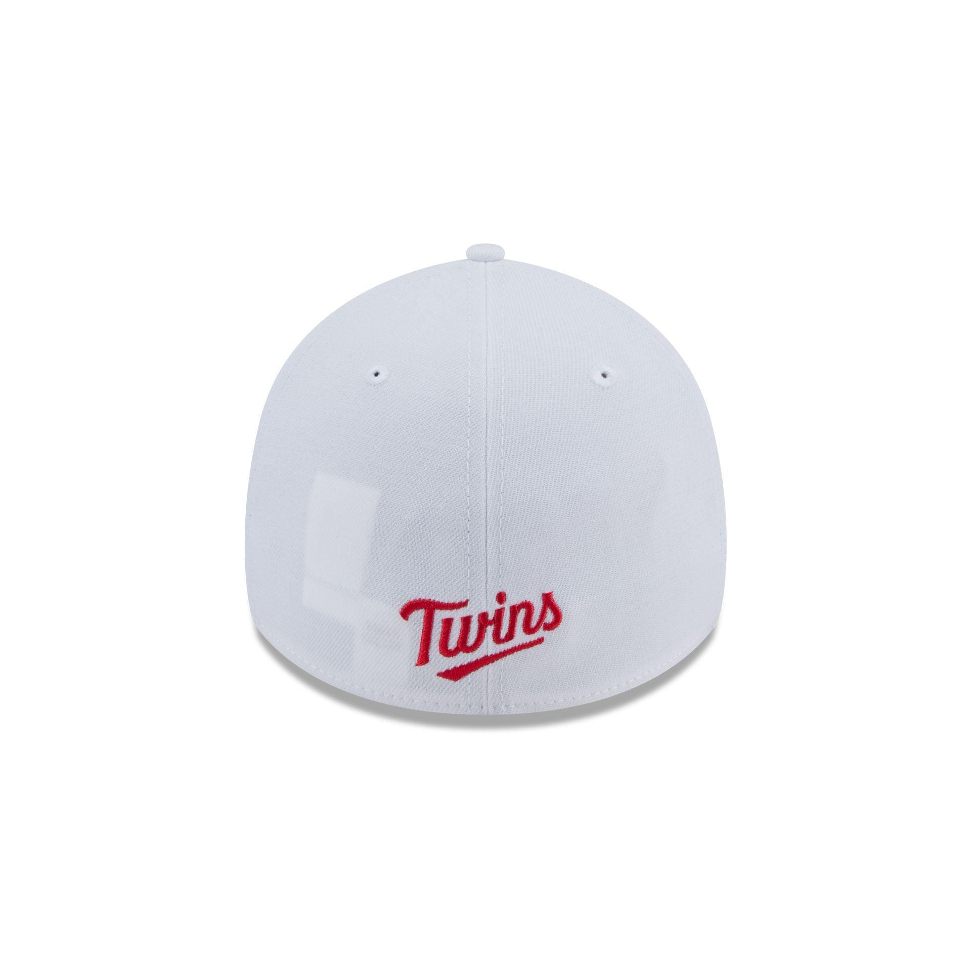 Minnesota Twins Optic White 39THIRTY Stretch Fit Hat Male Product Image