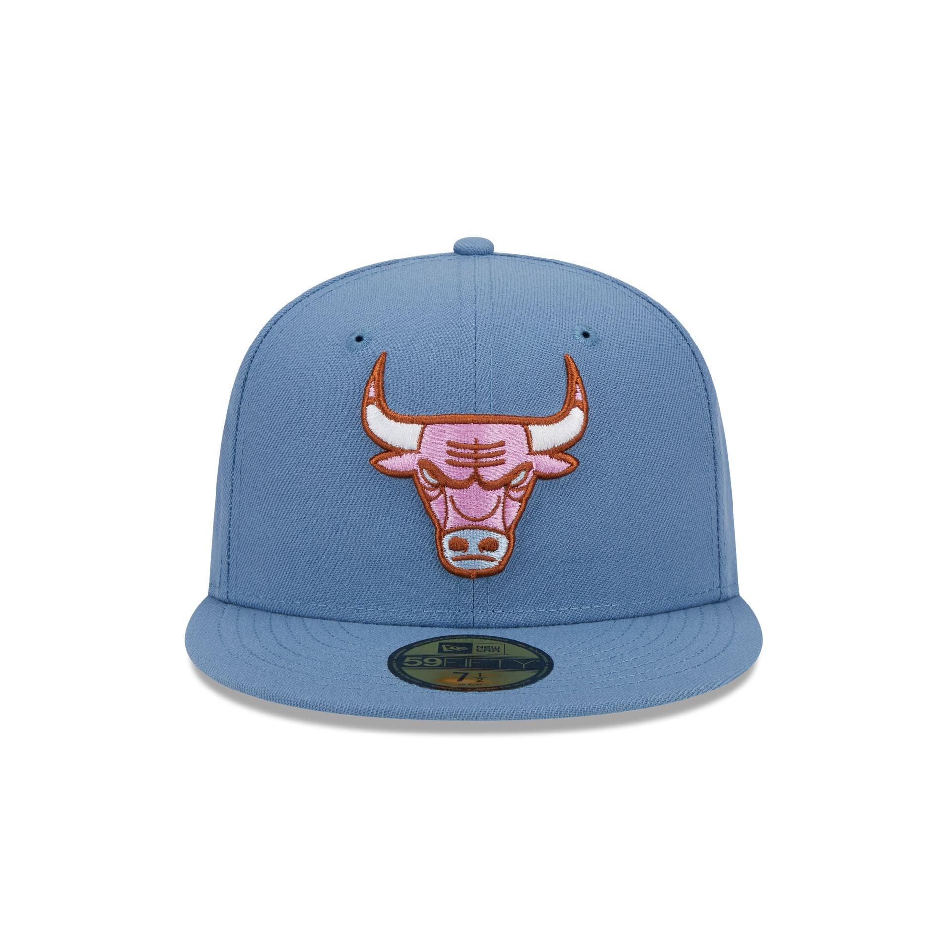 Chicago Bulls Color Pack Faded Blue 59FIFTY Fitted Hat Male Product Image