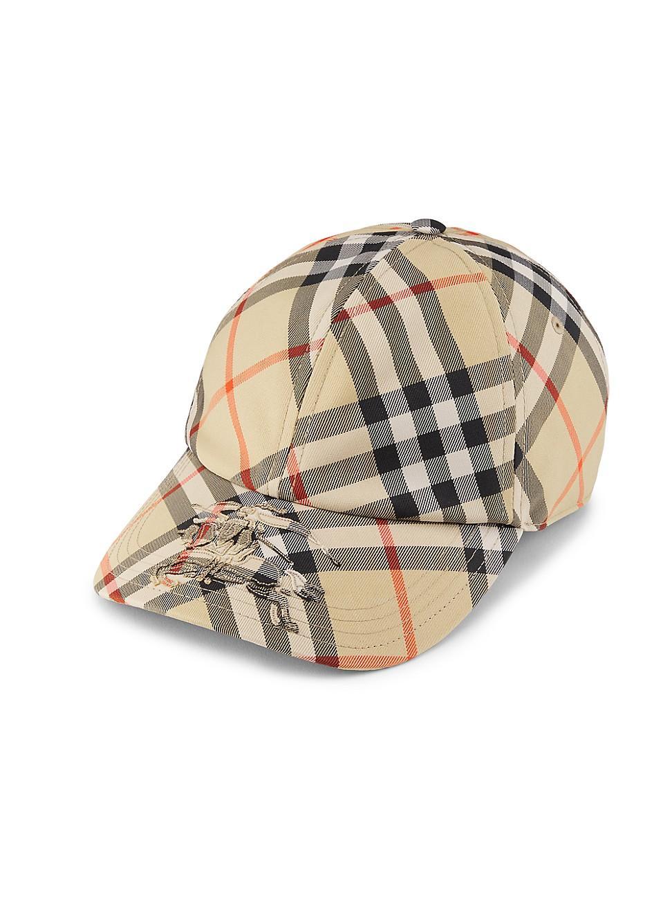 Mens EKD Check Baseball Cap Product Image