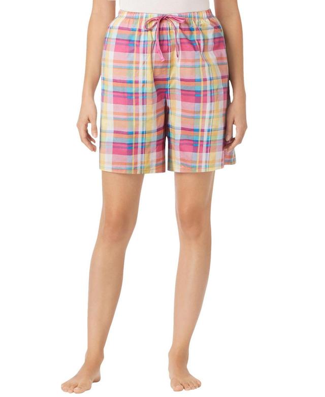 Dreams & Co. Womens Woven Sleep Short Product Image