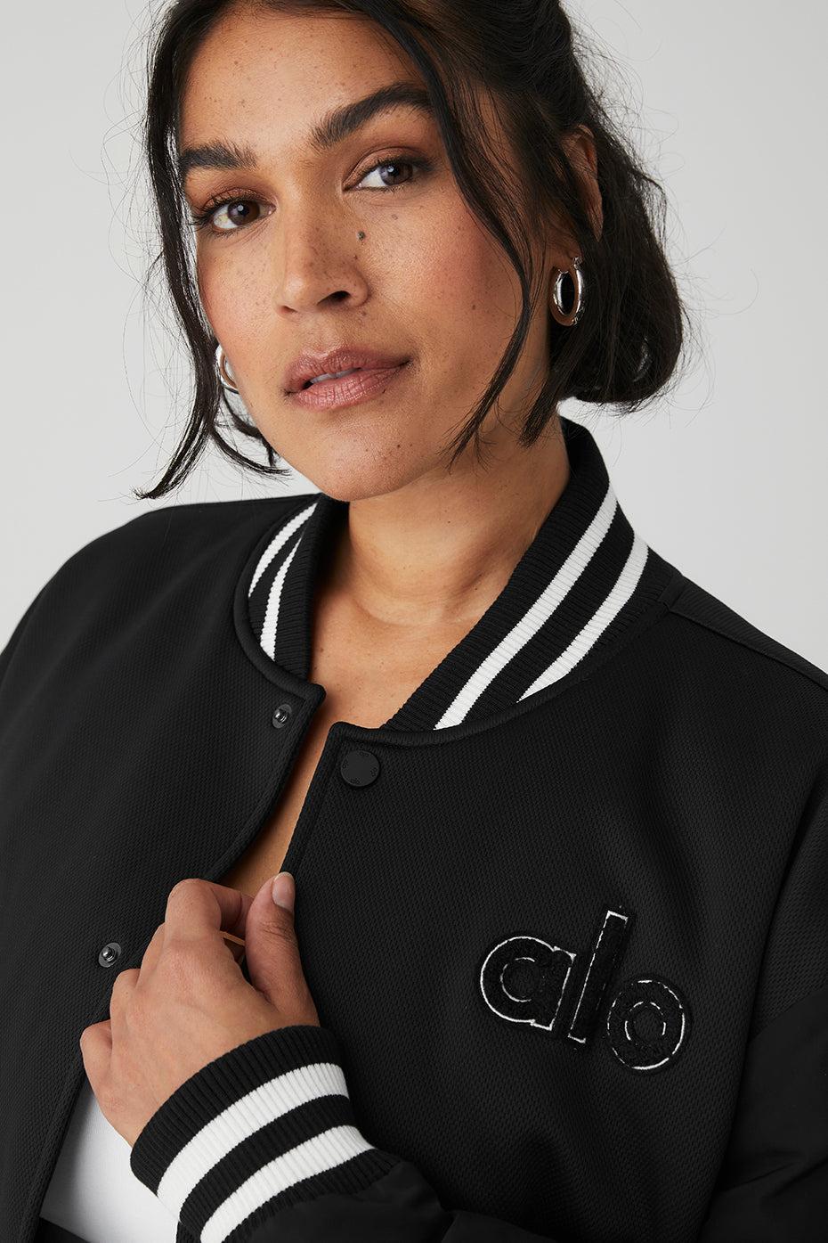 Cropped G.O.A.T Jacket - Black Female Product Image