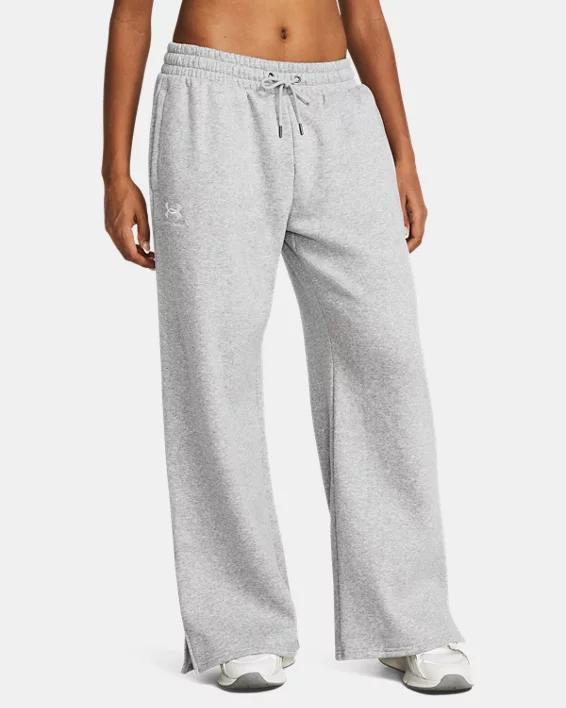 Womens UA Icon Fleece Wide Leg Pants Product Image