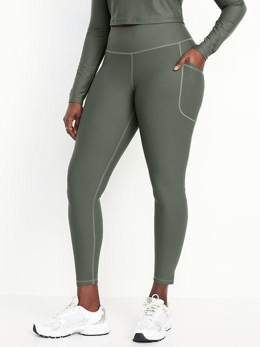 High-Waisted PowerSoft Full-Length Pocket Leggings Product Image