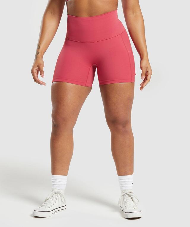 Gymshark Legacy Tight Shorts - Vintage Pink Female Product Image