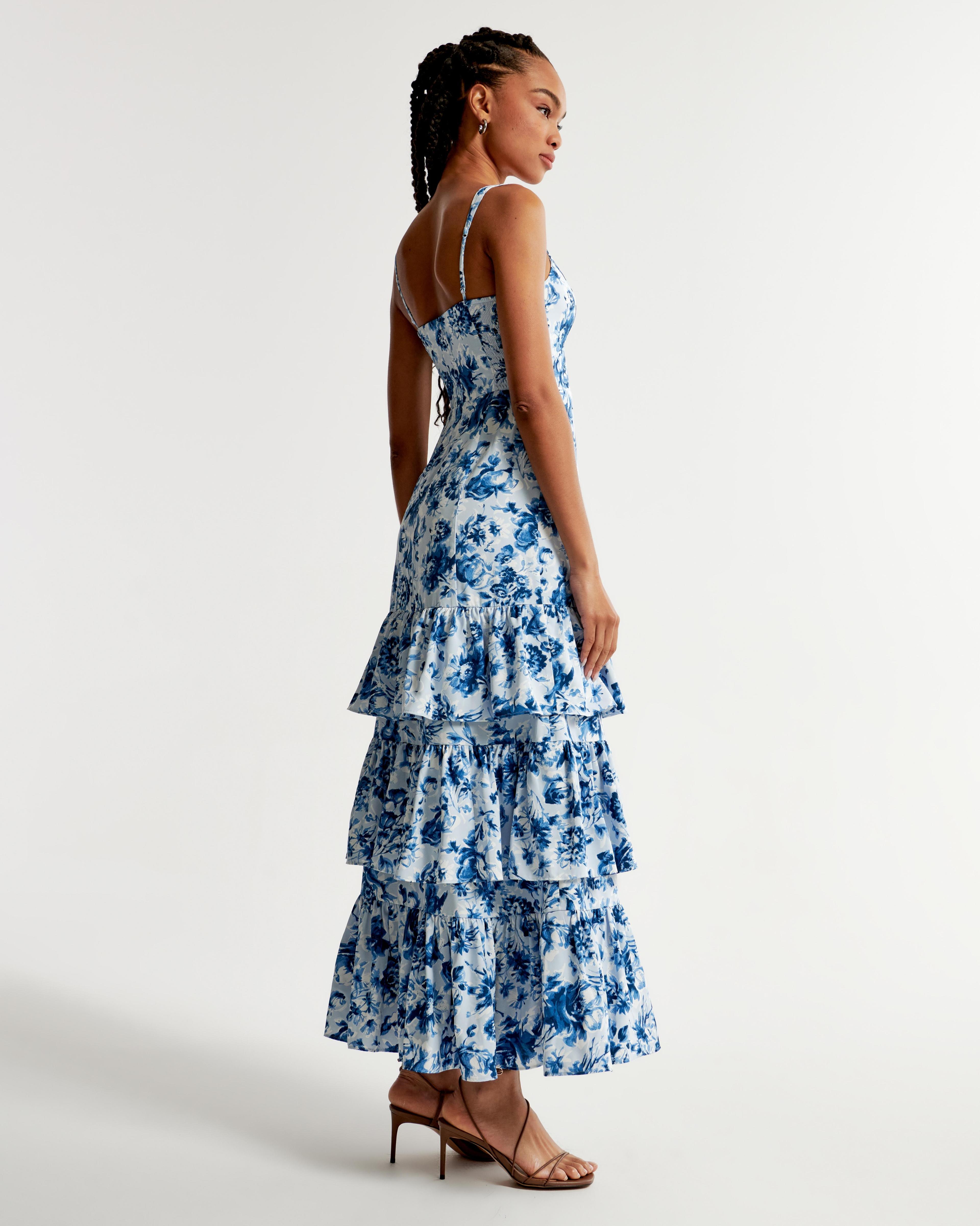 Drama Ruffle Tiered Maxi Dress Product Image