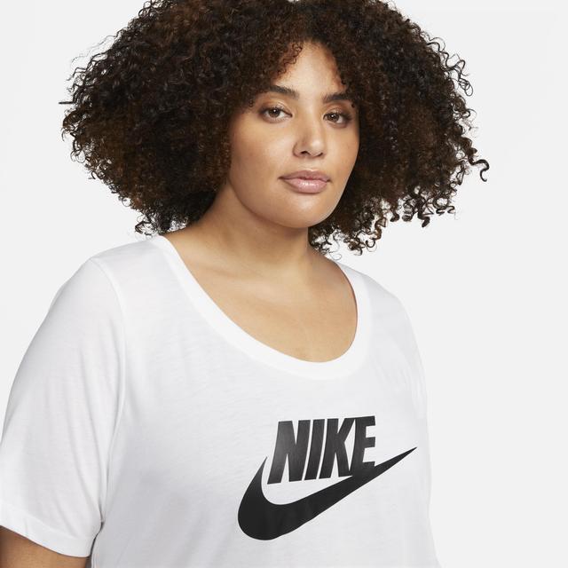 Women's Nike Sportswear Essential Tunic (Plus Size) in White, Size: 1X  Product Image