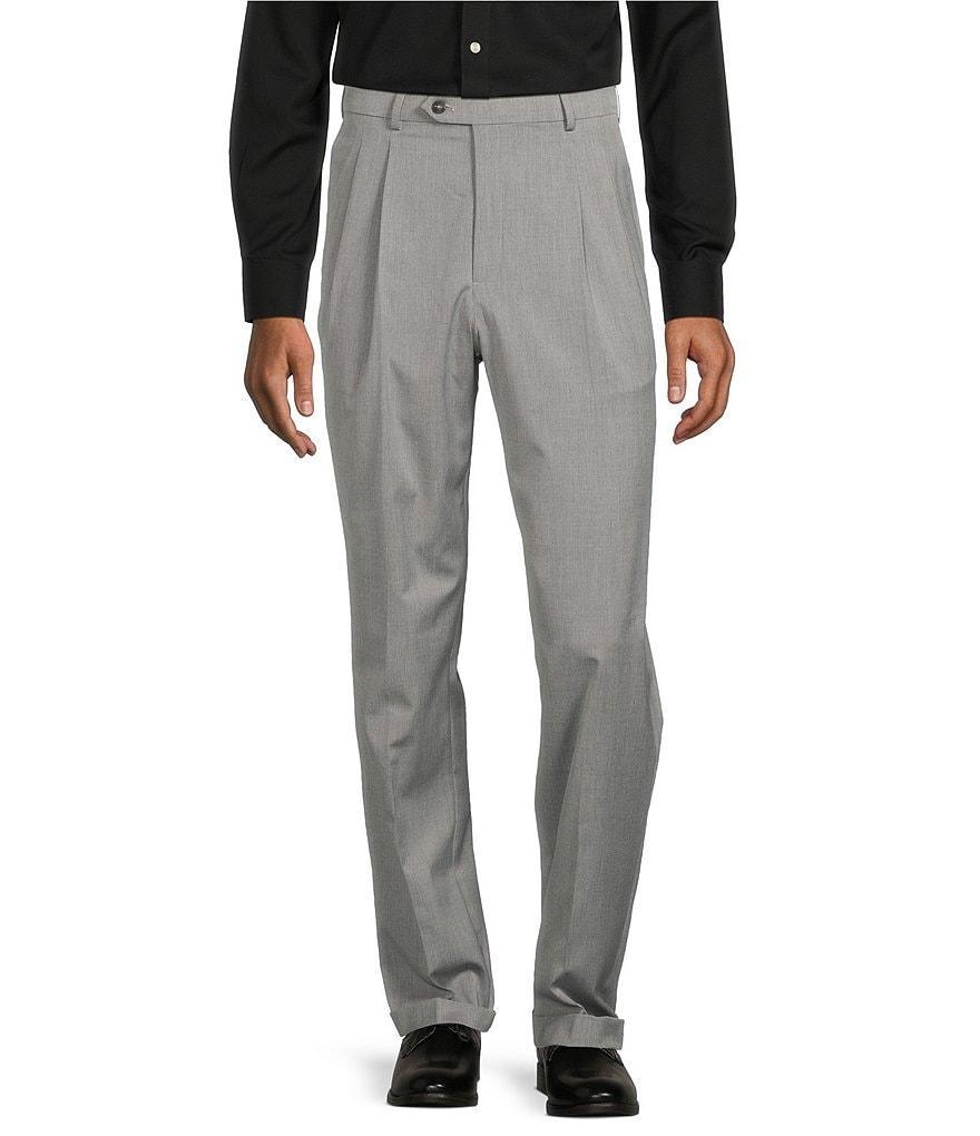 Roundtree & Yorke travelSMART Classic Fit Herringbone Ultimate Comfort Dress Pants product image