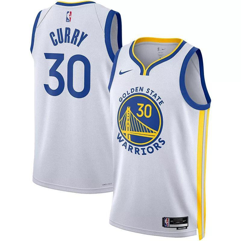 Unisex Nike Stephen Curry Golden State Warriors Swingman Jersey - Association Edition, Mens Product Image