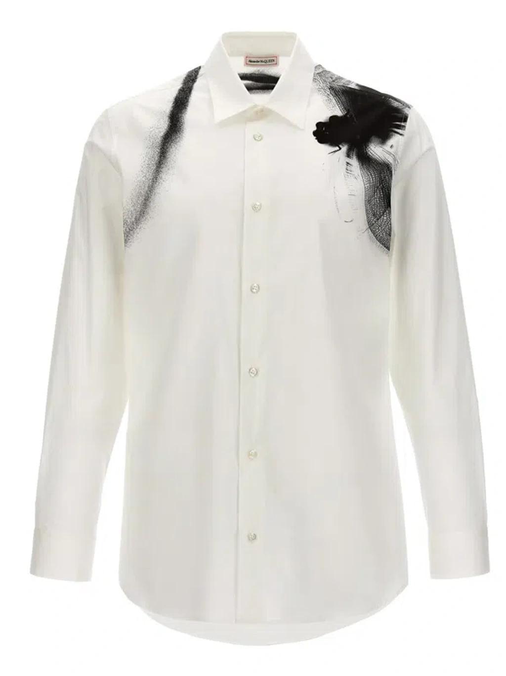 Printed Shirt In White Product Image