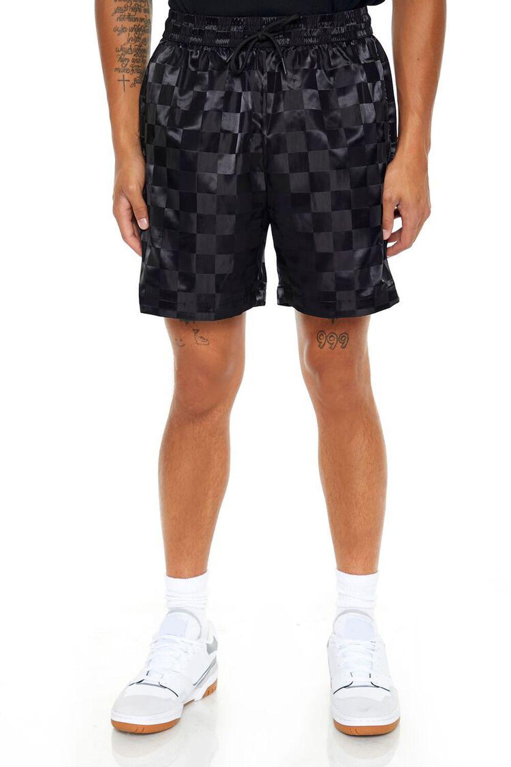 Checkered Drawstring Shorts | Forever 21 Product Image