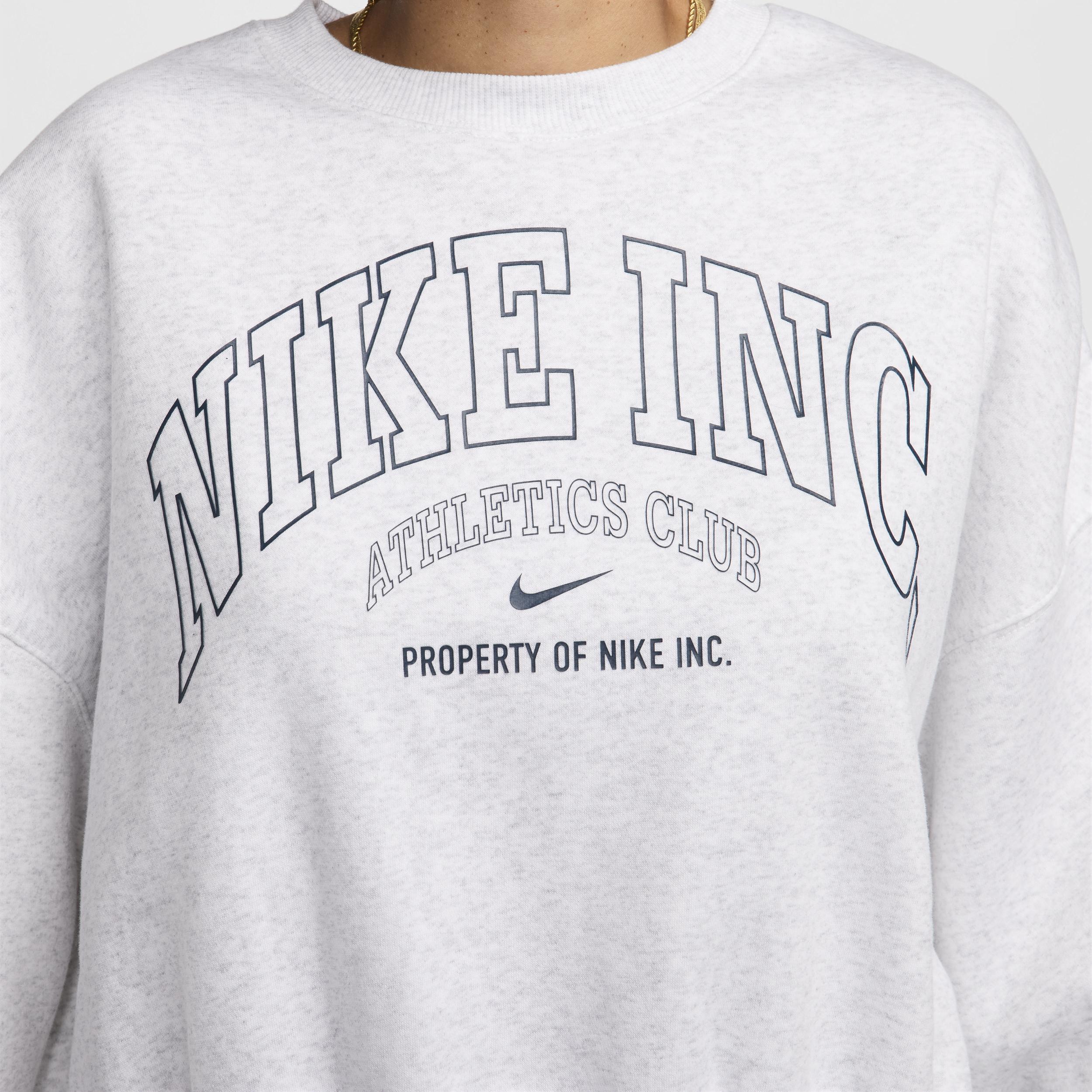 Women's Nike Sportswear Phoenix Fleece Over-Oversized Crew-Neck Sweatshirt Product Image