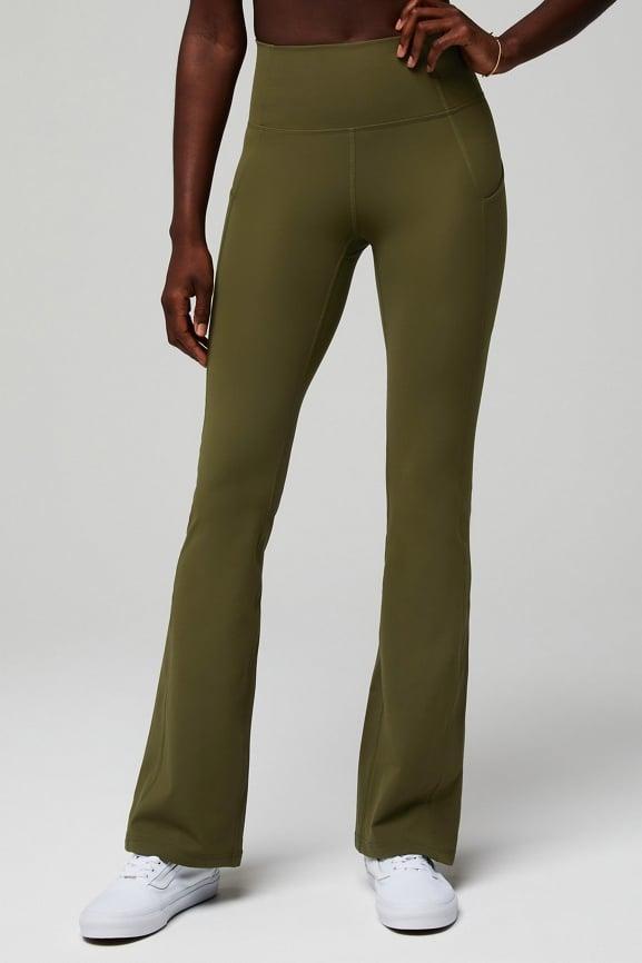 Oasis PureLuxe High-Waisted Pocketed Kick Flare Product Image