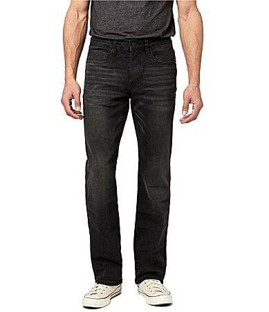 Buffalo David Bitton Relaxed Straight Driven Black Wash Jeans Product Image