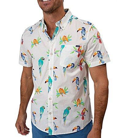 Chubbies Dude Wheres The Macaw Friday Short Sleeve Woven Shirt Product Image